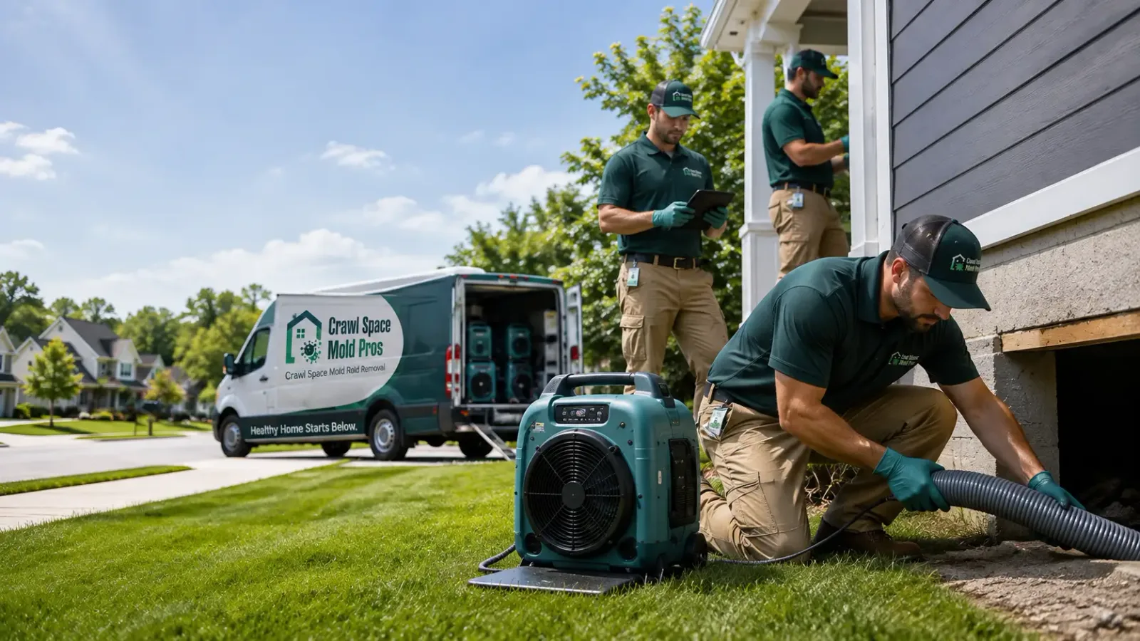 Crawl Space Mold Removal in Great Mills, MD